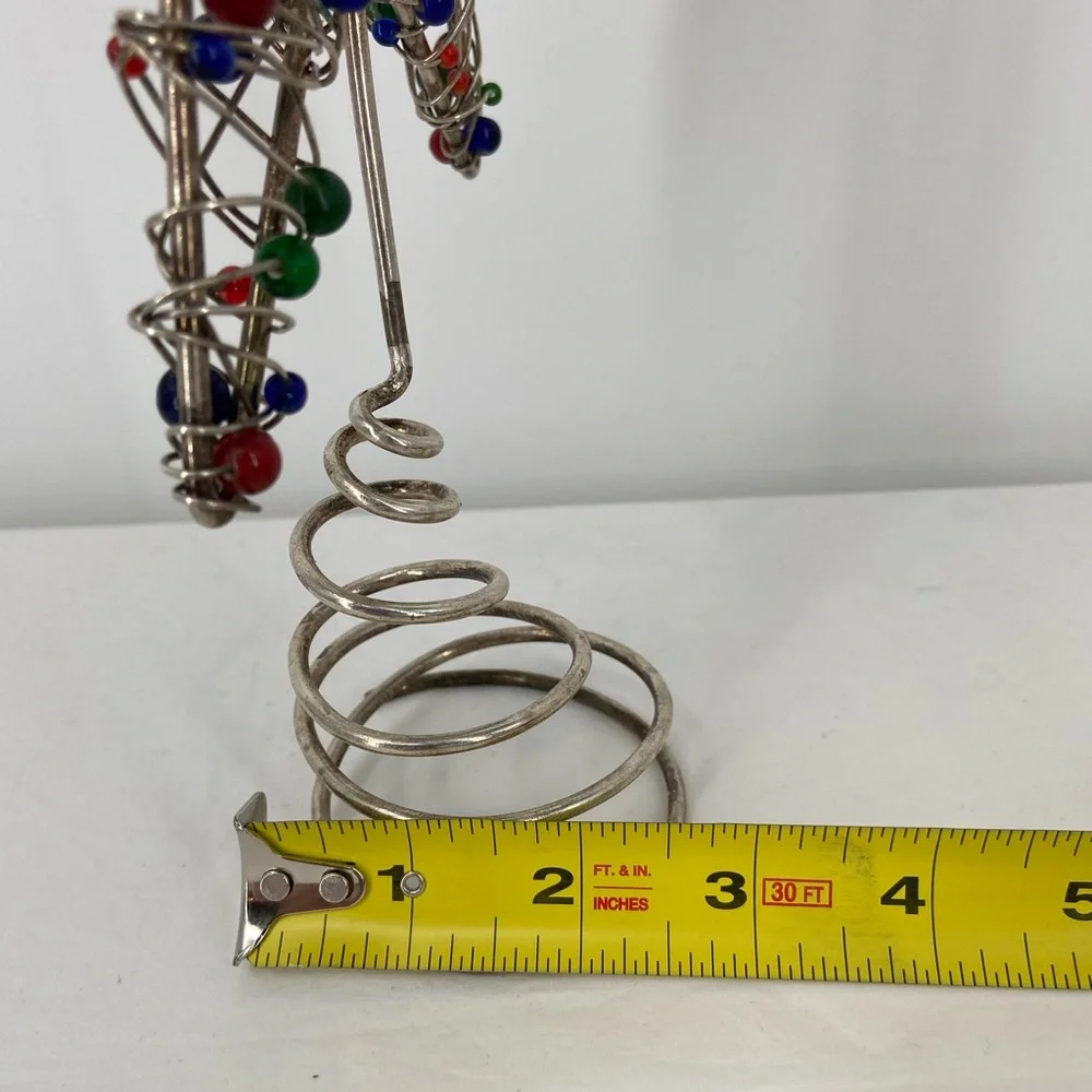 Pottery Barn Tree Topper‎ star Shape Wire plus beads vintage